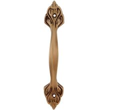 Dark Brushed Antique Brass Door HandleÂ Alexander Pull