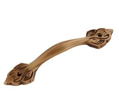 Dark Brushed Antique Brass Door HandleÂ Alexander Pull