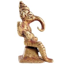 Brass Ganesha Gajanana Idol For Worship