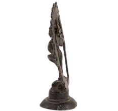 Brass Nataraja Shiva Idol In Black Finish