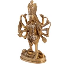 Brass Idol of Sri Hindu Goddess Mata Mahakali Maa
