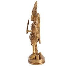 Brass Idol of Sri Hindu Goddess Mata Mahakali Maa