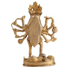 Brass Idol of Sri Hindu Goddess Mata Mahakali Maa