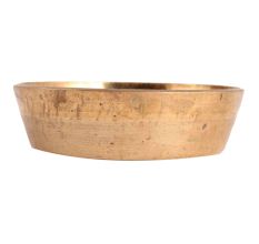 Golden Brass Wide Bowl For Decoration