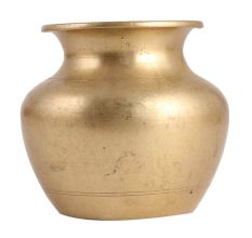 Brass Kalash Or Puja Lota IN Golden Finish