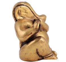 Brass Murli Ganesha Statue