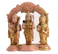 Brass Ram Darbar Statue Ram Sita Lakshman Hanuman ji Idol