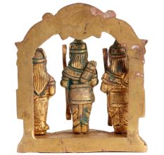 Brass Ram Darbar Statue Ram Sita Lakshman Hanuman ji Idol