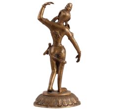 Brass Standing Goddess statue From Nepal
