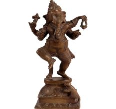 Exotic Dancing Brass Lord Ganesha Statue