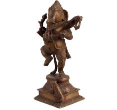 Exotic Dancing Brass Lord Ganesha Statue
