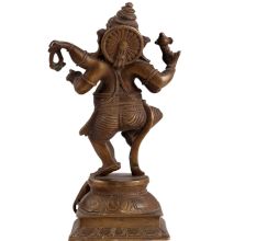 Exotic Dancing Brass Lord Ganesha Statue