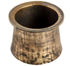 Brass Holy Water Panchpatra Cup In Antique Finish
