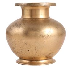 Daily Ritual Brass Round Water Pot