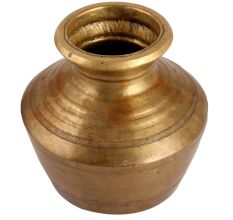 Brass Ghada Or Water Pot Used For Decoration