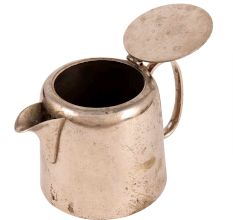 Brass Tea and Coffee Kettle In Silver Finish
