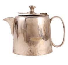 Brass Tea and Coffee Kettle In Silver Finish