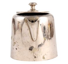 Brass Tea and Coffee Kettle In Silver Finish