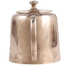 Brass Tea and Coffee Kettle In Silver Finish