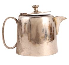 Brass Tea and Coffee Kettle In Silver Finish
