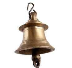 Ethnic Solid Brass Bell For Puja Room