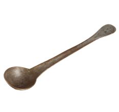 Antique Brass Soup Serving Spoon