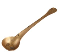 Golden Brass Soup Serving Spoon