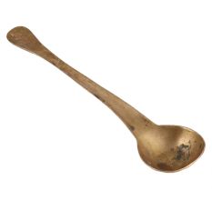 Golden Brass Soup Serving Spoon
