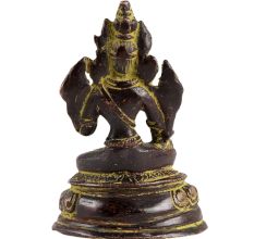 Brass Goddess Tara Statue On Lotus Pedestal