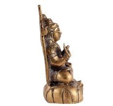 Brass Lord Shiva Statue In Meditation