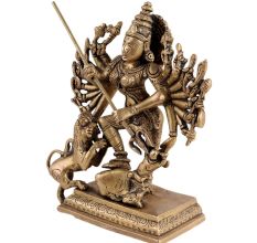 Brass Durga Mata Mahishasura Mardini Idol