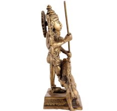 Brass Durga Mata Mahishasura Mardini Idol