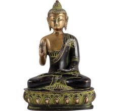 Brass Buddha Sitting SakyamuniÂ Statue