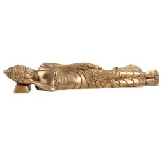 Brass Parinirvana Buddha Statue