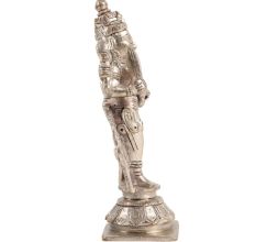 Brass Goddess Mariamman Statue Nickel Finish