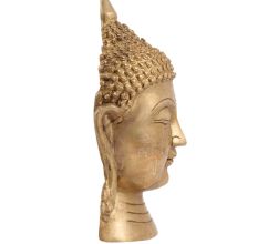 BrassÂ Lord Buddha Meditation Face Statue