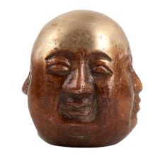 Happy Angry Sad Pleasure 4 Face LordÂ Buddha Head BustÂ  Statue