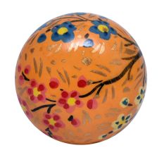 Autumn Floral Hand Pinted Kashmiri Cabinet Knobs