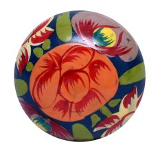 Hand Pinted Floral Indian Kashmiri Cabinet Knobs