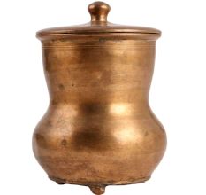 South Indian Brass Milk Pot With Lid