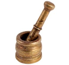 Brass Mortar And pestle Or Indian Kutni