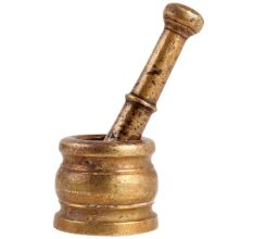 Brass Mortar And pestle Or Indian Kutni