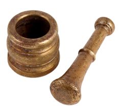 Brass Mortar And pestle Or Indian Kutni