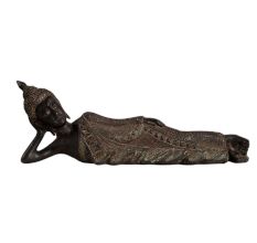 Brass Sleeping Buddha Reclining Statue