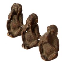 Brass MonkeyÂ Statues of See No EvilÂ Hear No EvilÂ Speak No Evil