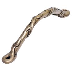 Old Brass Tribal VinesÂ Door Handle