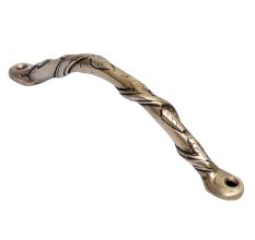Old Brass Tribal VinesÂ Door Handle
