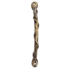 Old Brass Tribal VinesÂ Door Handle