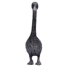 Handmade Brass Tall Goose Statue