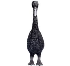 Brass Standing Duck Figurine With Intricate Design